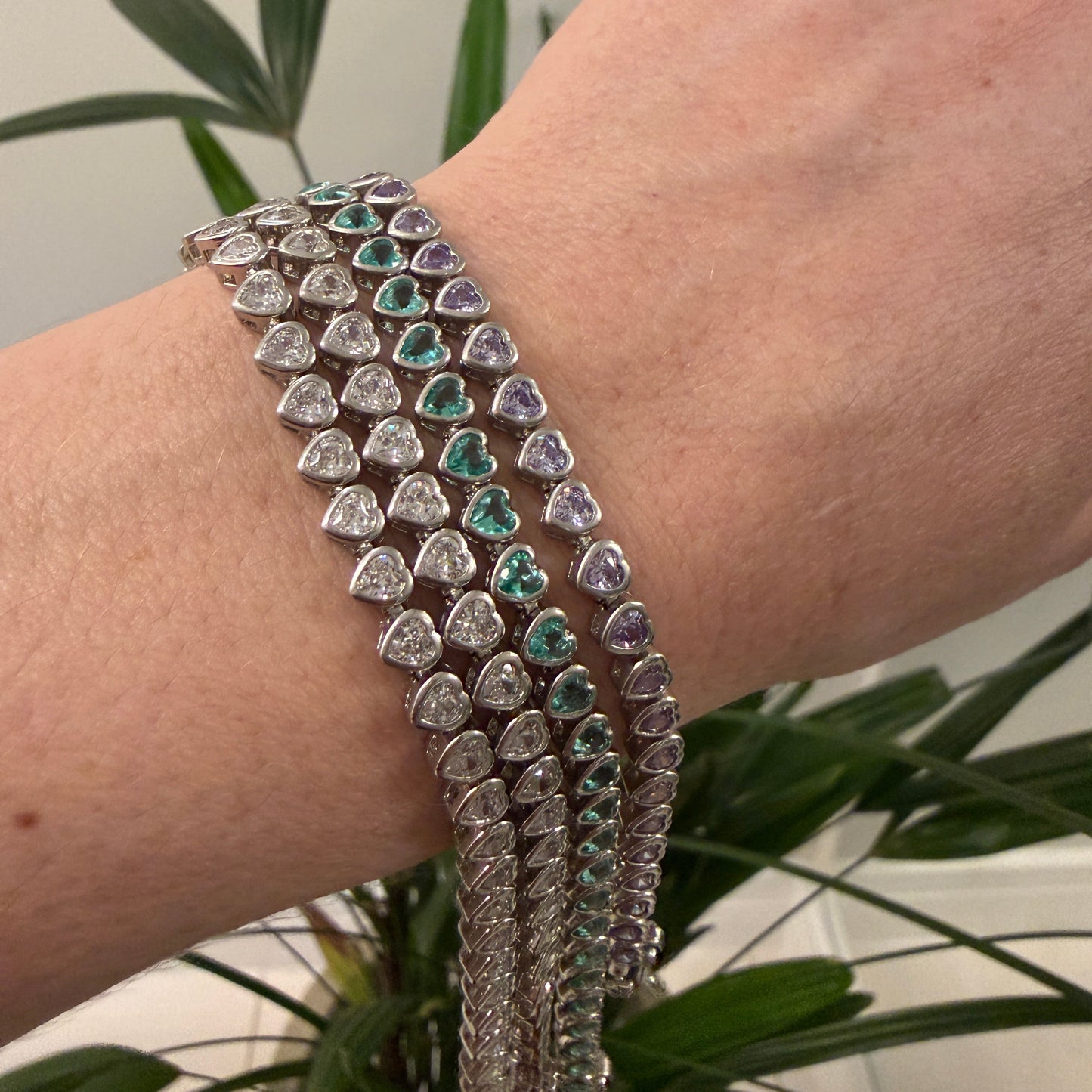 Pulseira Corações