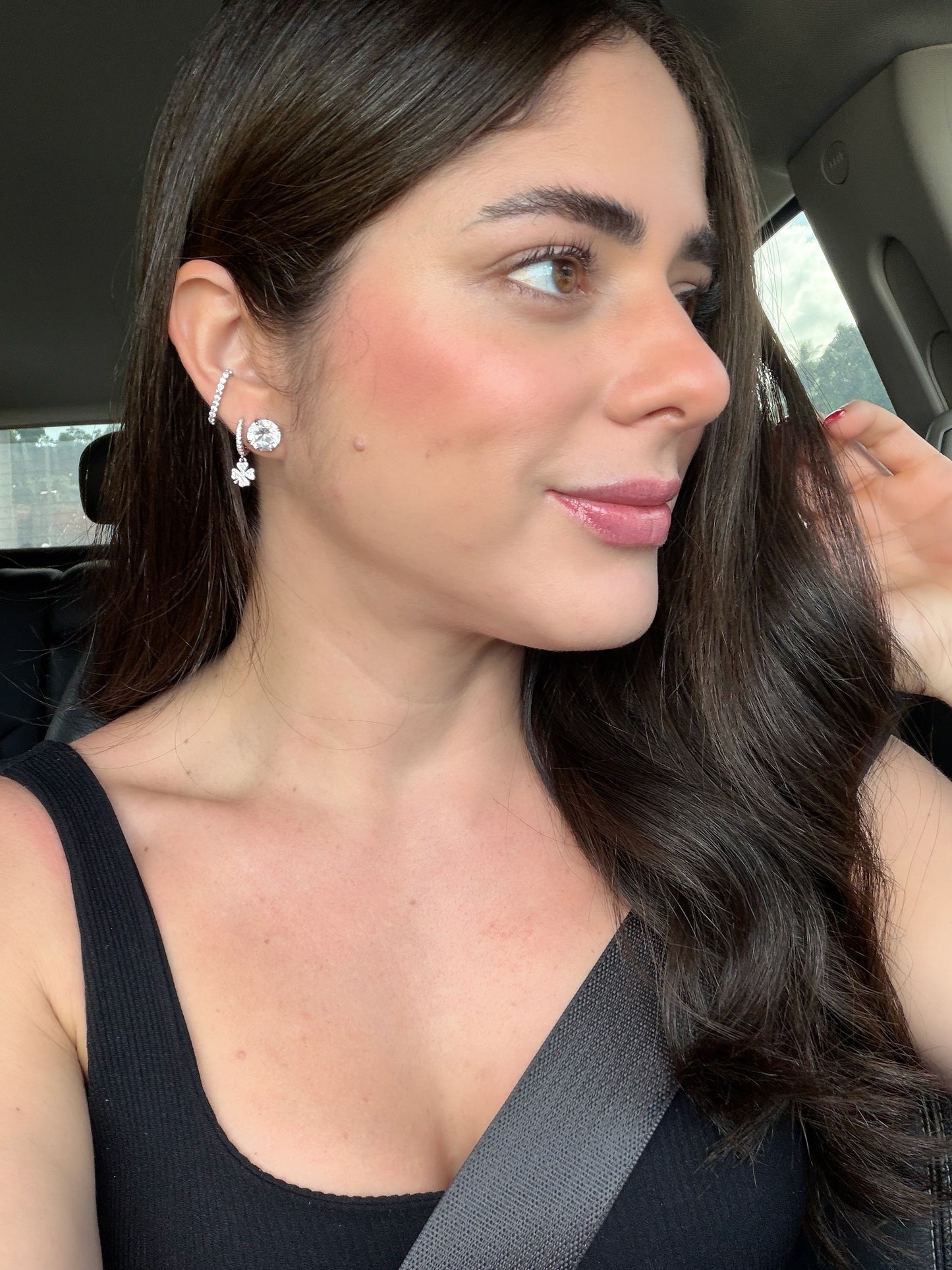 Piercing estilo Ear Hook Prata 925