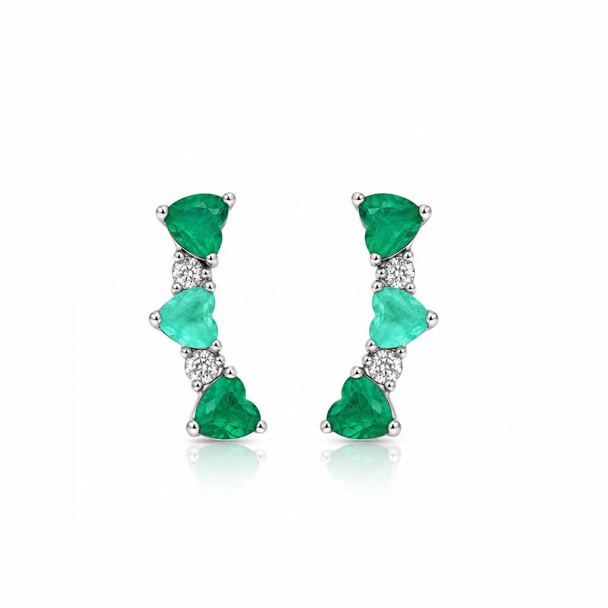 Ear Cuff Corações