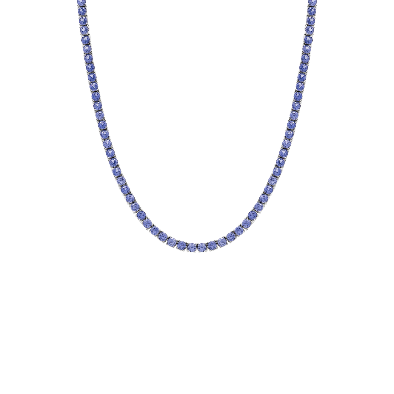 Colar Riviera Ametista Prata 925