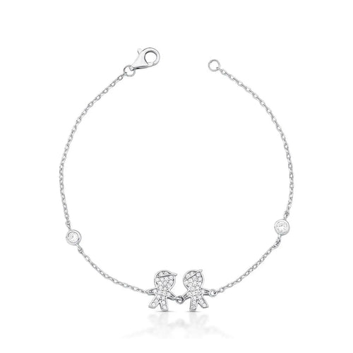 Pulseira Filhos e Filhas Prata 925