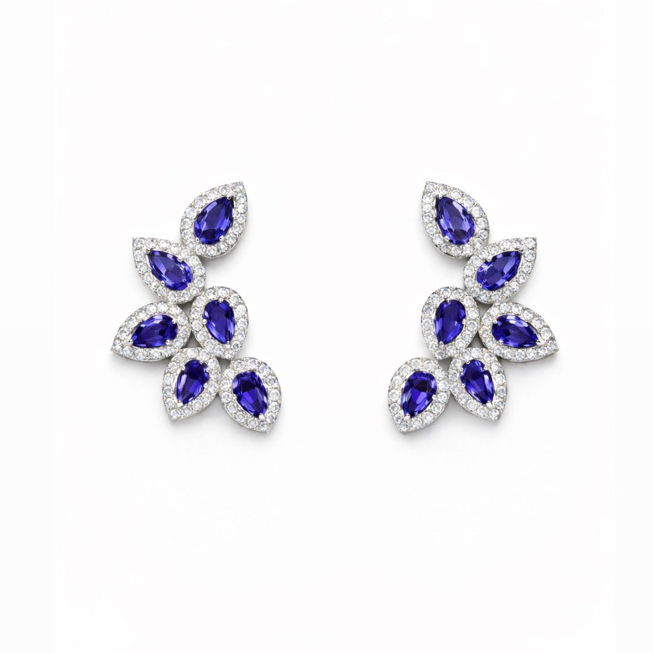 Brinco Ear Cuff Seis Gotas Prata 925