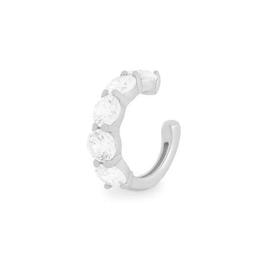 Piercing Fake 5mm Prata 925