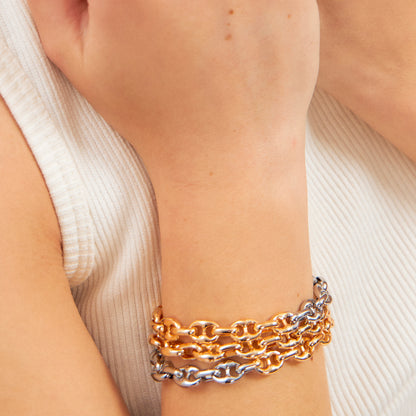 Pulseira Elos Bicolor
