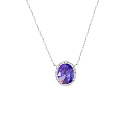 Colar Oval Prata 925