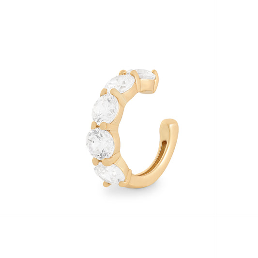 Piercing Fake 5mm Prata 925 - Dourado