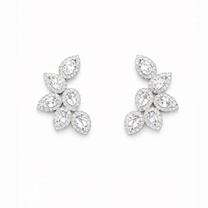 Brinco Ear Cuff Seis Gotas Prata 925