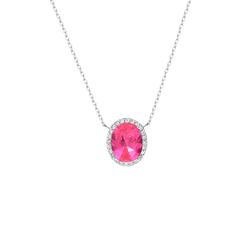 Colar Oval Prata 925