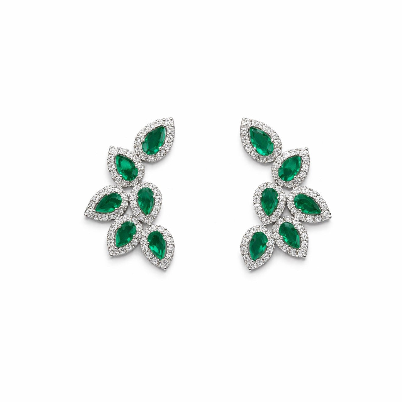 Brinco Ear Cuff Seis Gotas Prata 925