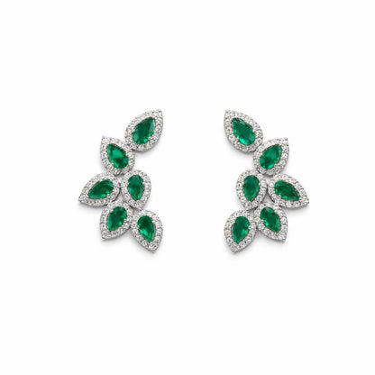 Brinco Ear Cuff Seis Gotas Prata 925
