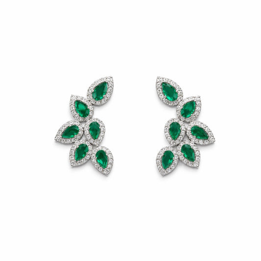 Brinco Ear Cuff Seis Gotas Prata 925