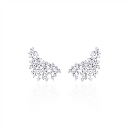 Ear Cuff Pontos de Luz Prata 925