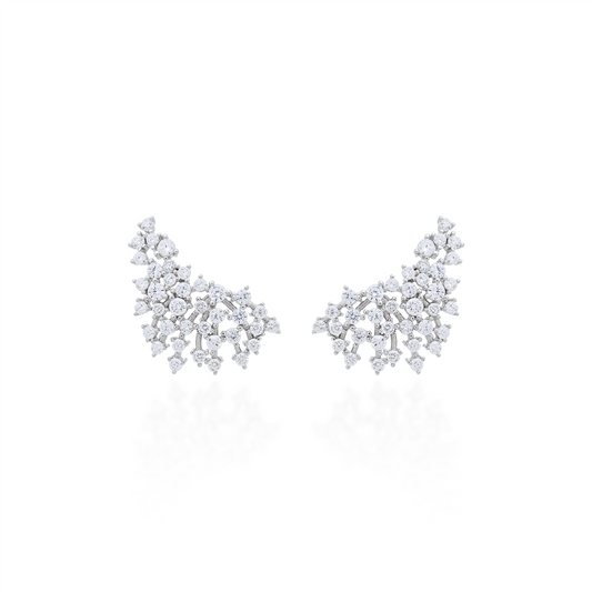 Ear Cuff Pontos de Luz Prata 925