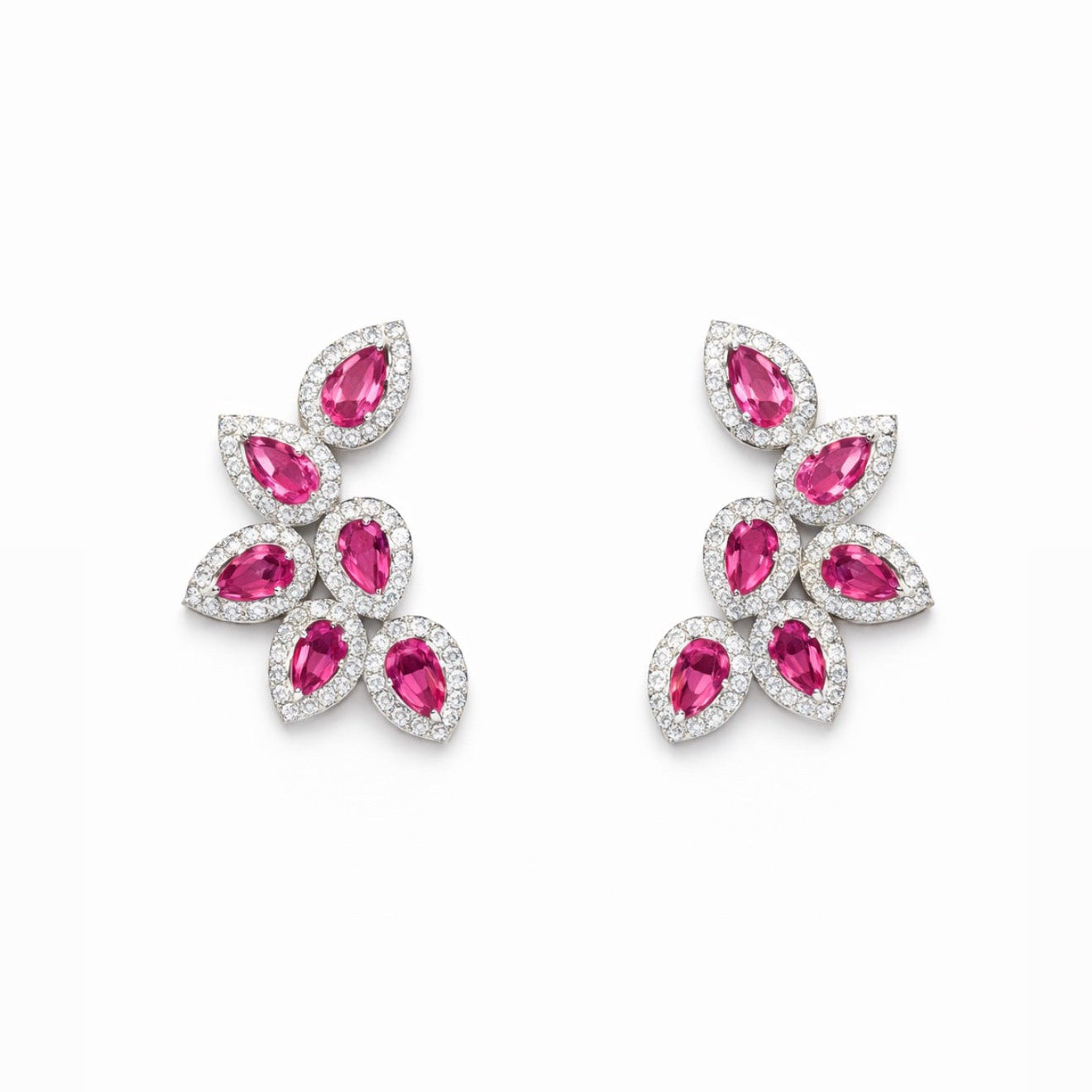 Brinco Ear Cuff Seis Gotas Prata 925