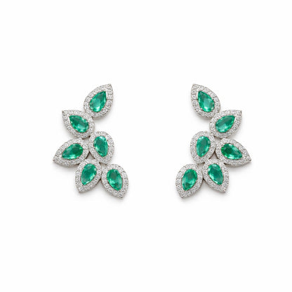 Brinco Ear Cuff Seis Gotas Prata 925