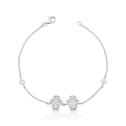 Pulseira Filhos e Filhas Prata 925