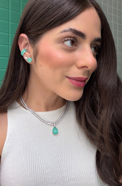 Pingente Gota Prata 925