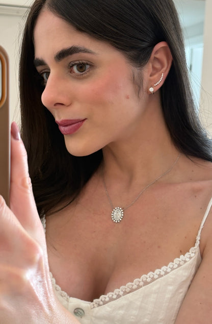 Brinco Ear Cuff Slim Prata 925