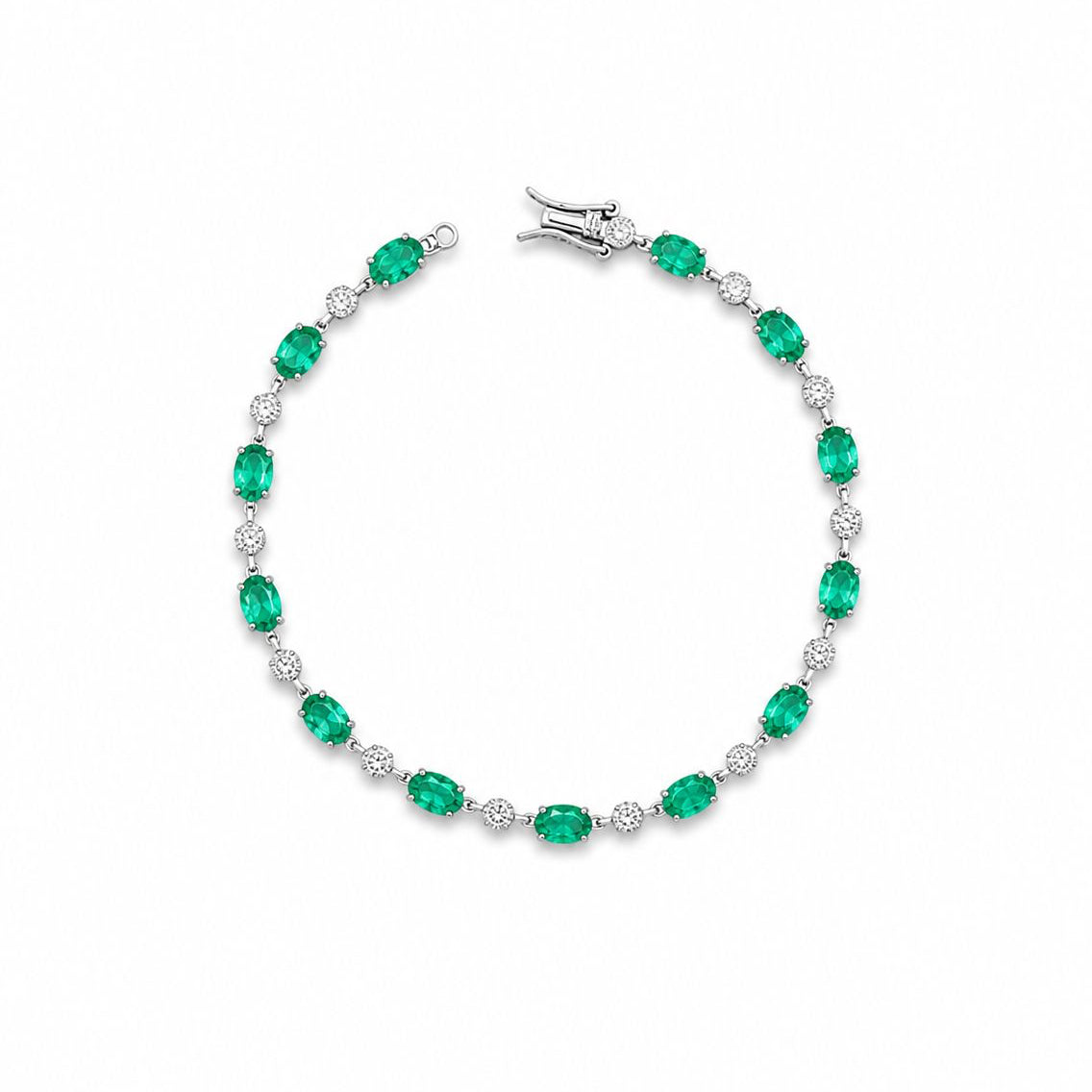 Pulseira Riviera Oval Prata 925
