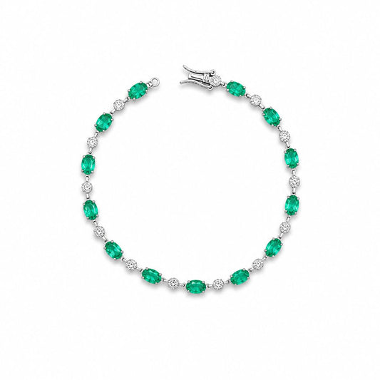 Pulseira Riviera Oval Prata 925