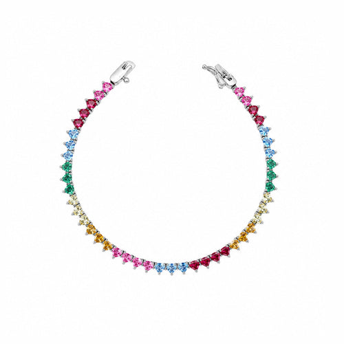 Pulseira Riviera Rainbow Prata 925