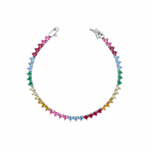 Pulseira Riviera Rainbow Prata 925