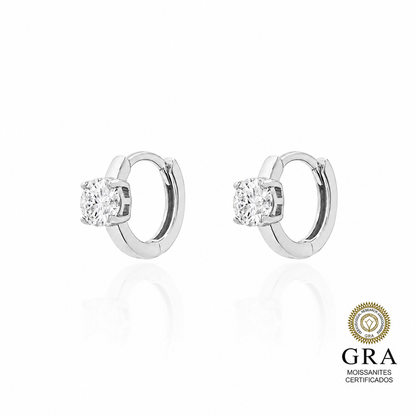 Argola Moissanite 5mm