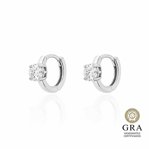 Argola Moissanite 5mm