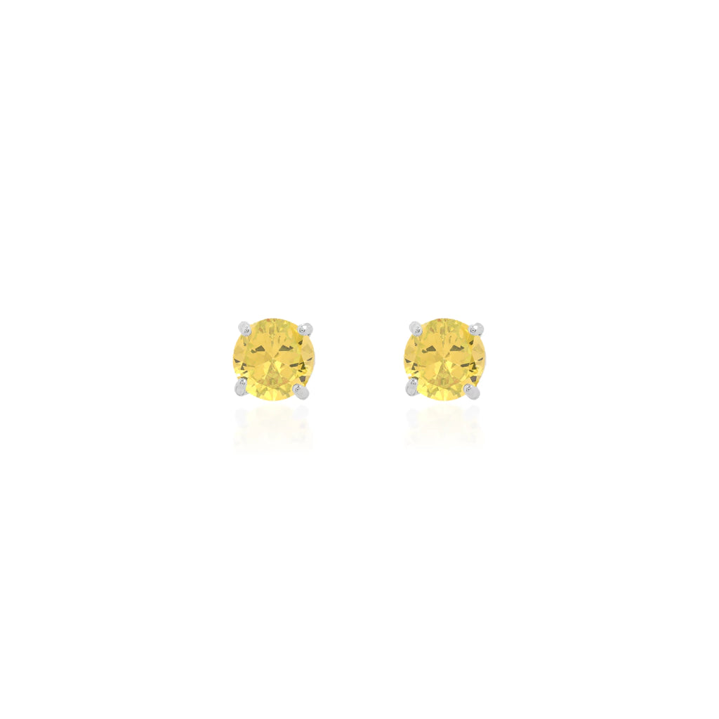 Brinco Ponto de Luz 6mm Prata 925
