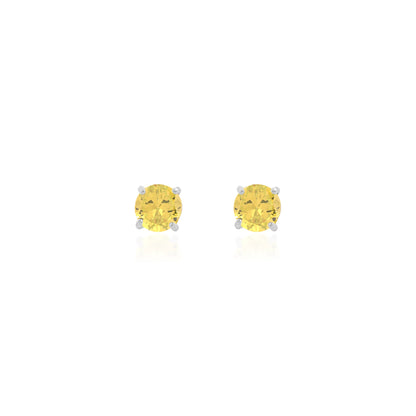 Brinco Ponto de Luz 6mm Prata 925