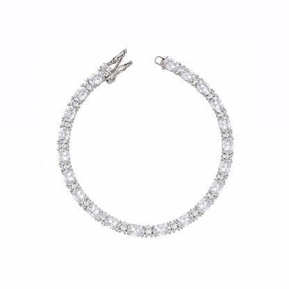 Pulseira Riviera Zircônia Oval