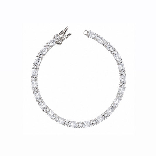 Pulseira Riviera Zircônia Oval