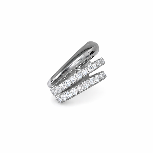 Piercing Fake Triplo cravejado