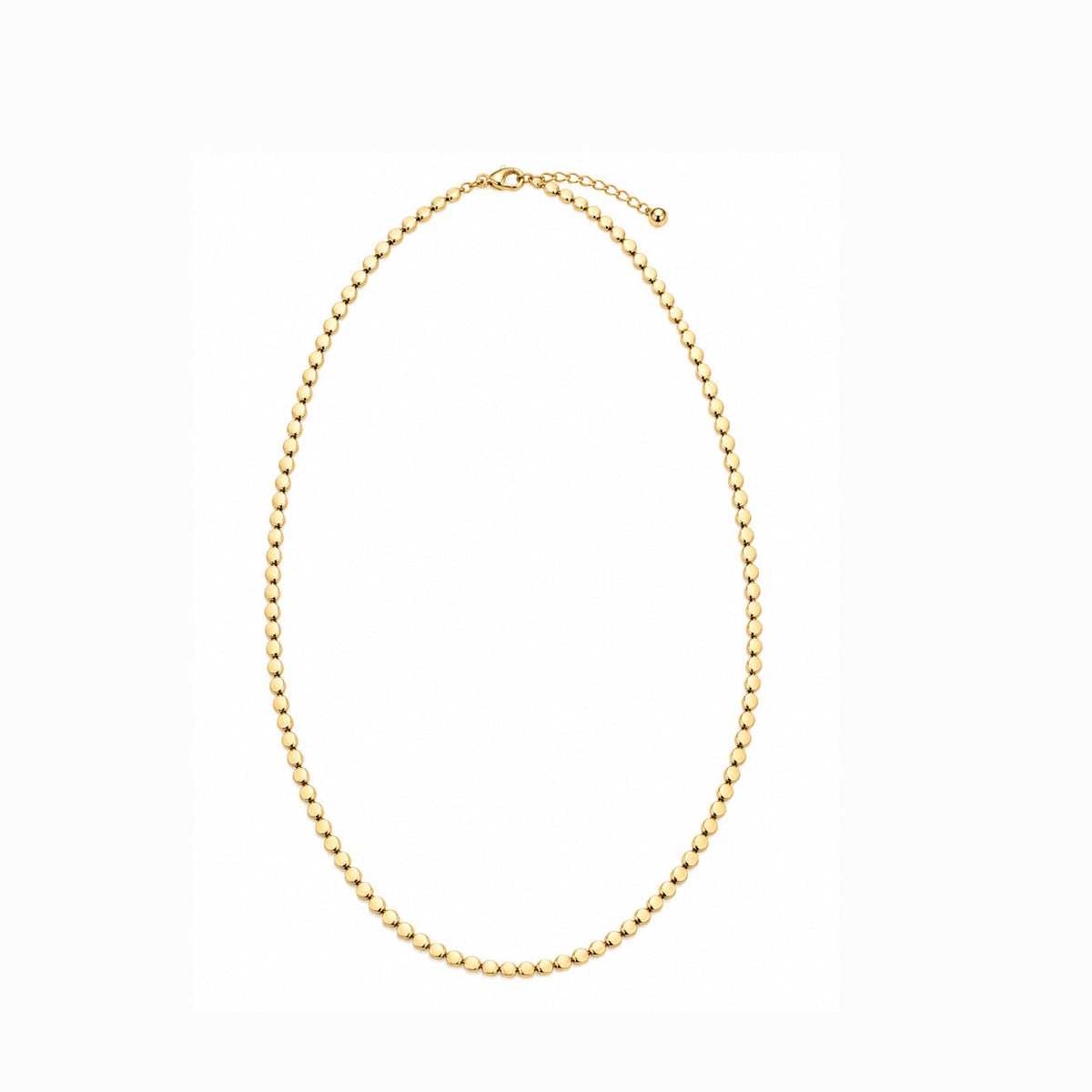 Colar Chapa Redonda Lisa 60cm