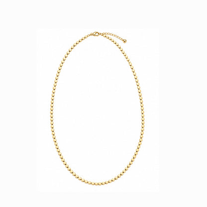 Colar Chapa Redonda Lisa 60cm