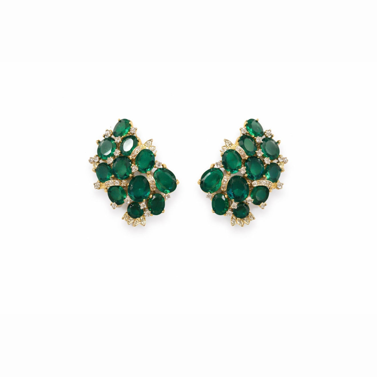 Brinco Ear Cuff Esmeralda