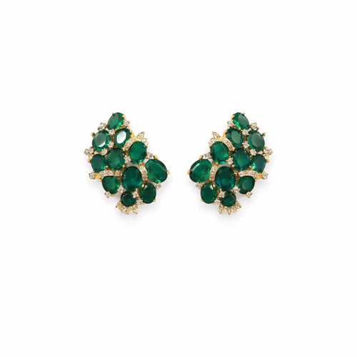 Brinco Ear Cuff Esmeralda