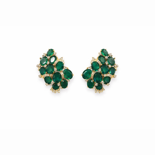 Brinco Ear Cuff Esmeralda