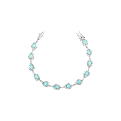 Pulseira Gotas Cravejadas
