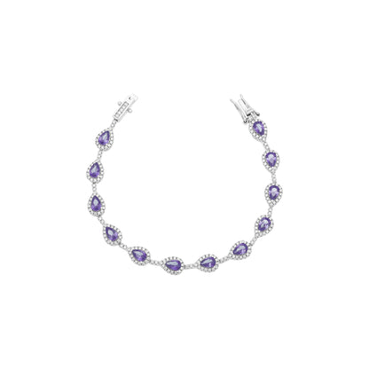 Pulseira Gotas Cravejadas