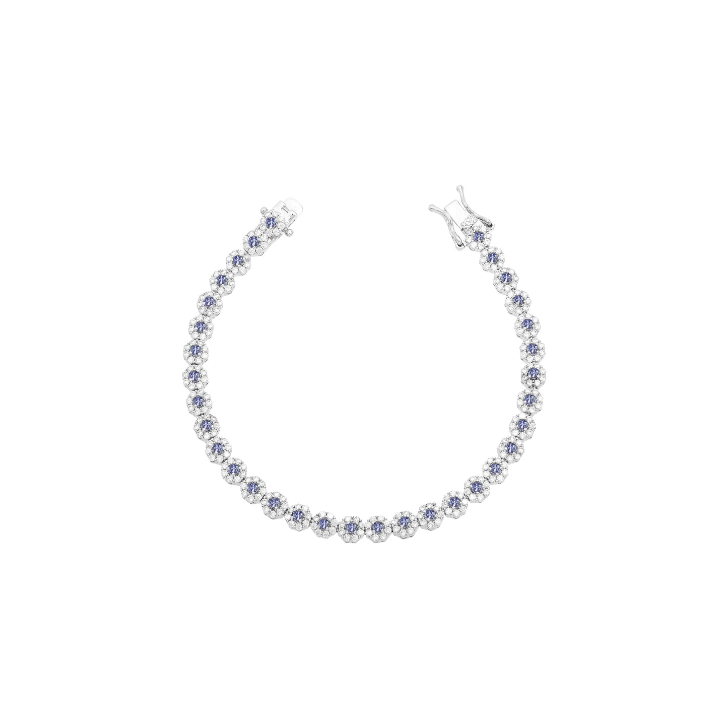 Pulseira Riviera Micro Cravejada 2mm