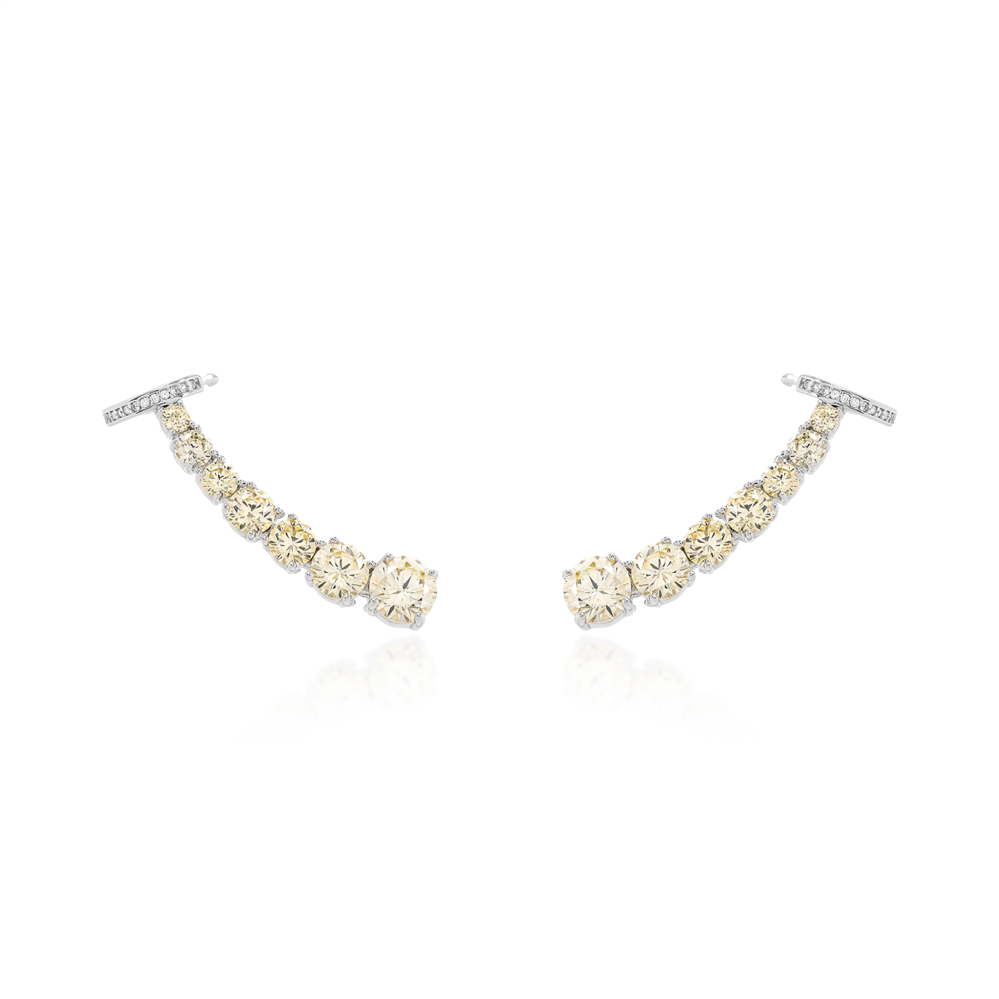 Ear Cuff Pontos de Luz Prata 925