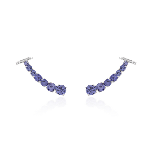 Ear Cuff Pontos de Luz Prata 925