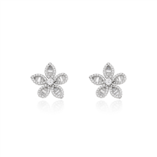 Brinco Flor Cinco Pétalas
