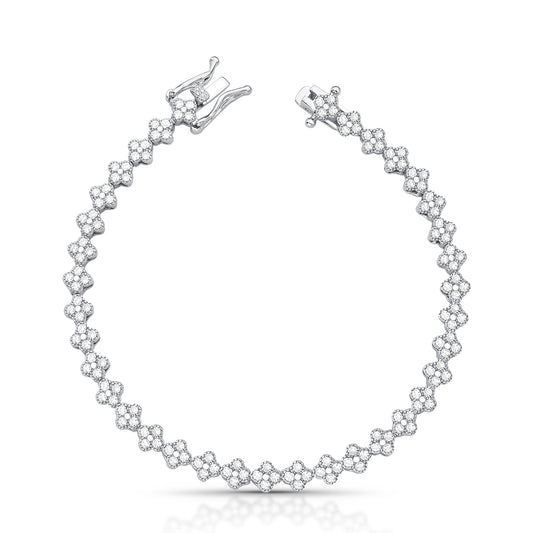 Pulseira Mini Trevos Cravejados