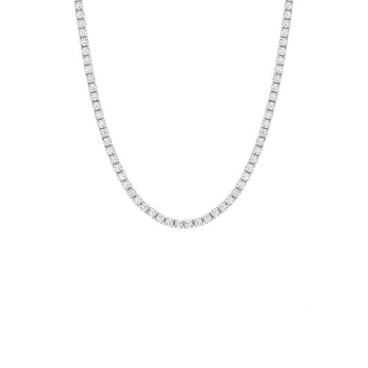 Colar Riviera quatro pontas 2,5mm Prata 925