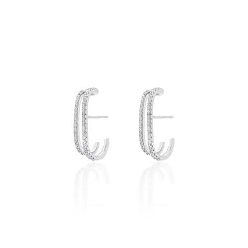 Brinco Ear Hook Prata 925