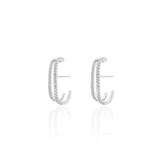 Brinco Ear Hook Prata 925