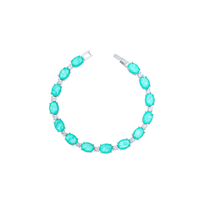 Pulseira Riviera Oval Prata 925