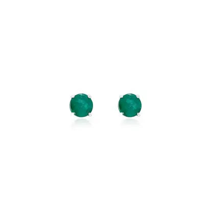 Brinco Ponto de Luz 8mm Prata 925